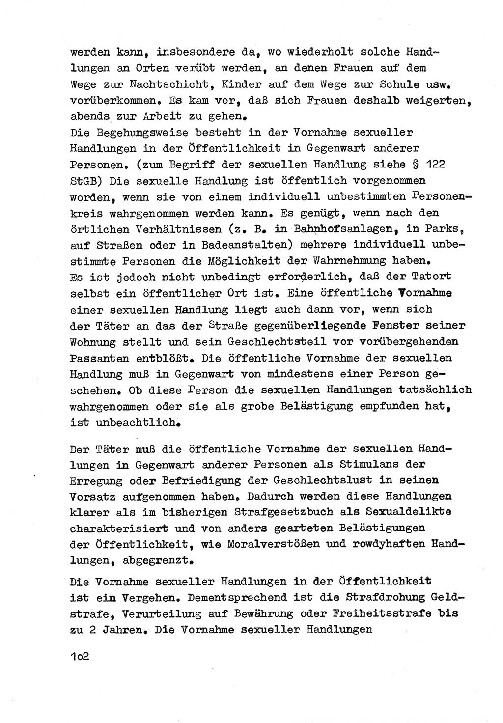 Strafrecht der DDR (Deutsche Demokratische Republik), Besonderer Teil, Lehrmaterial, Heft 3 1969, Seite 102 (Strafr. DDR BT Lehrmat. H. 3 1969, S. 102)