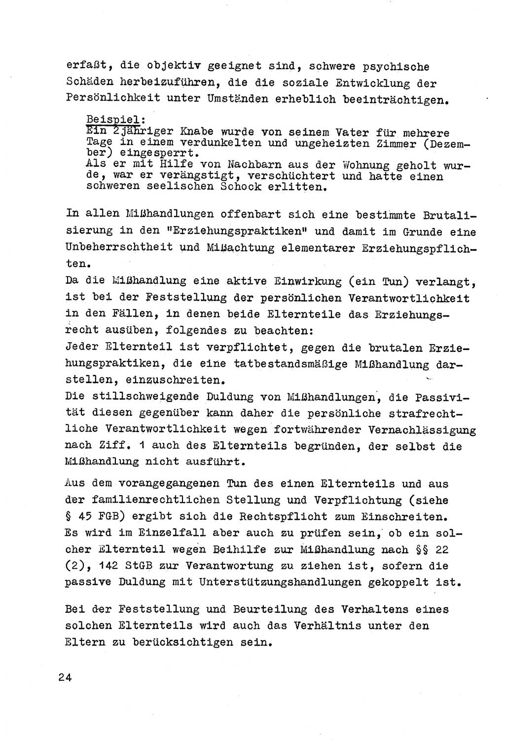 Strafrecht der DDR (Deutsche Demokratische Republik), Besonderer Teil, Lehrmaterial, Heft 4 1969, Seite 24 (Strafr. DDR BT Lehrmat. H. 4 1969, S. 24)