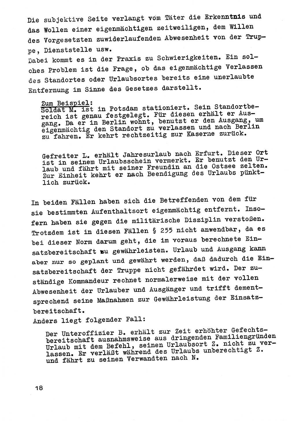 Strafrecht der DDR (Deutsche Demokratische Republik), Besonderer Teil, Lehrmaterial, Heft 9 1969, Seite 18 (Strafr. DDR BT Lehrmat. H. 9 1969, S. 18)