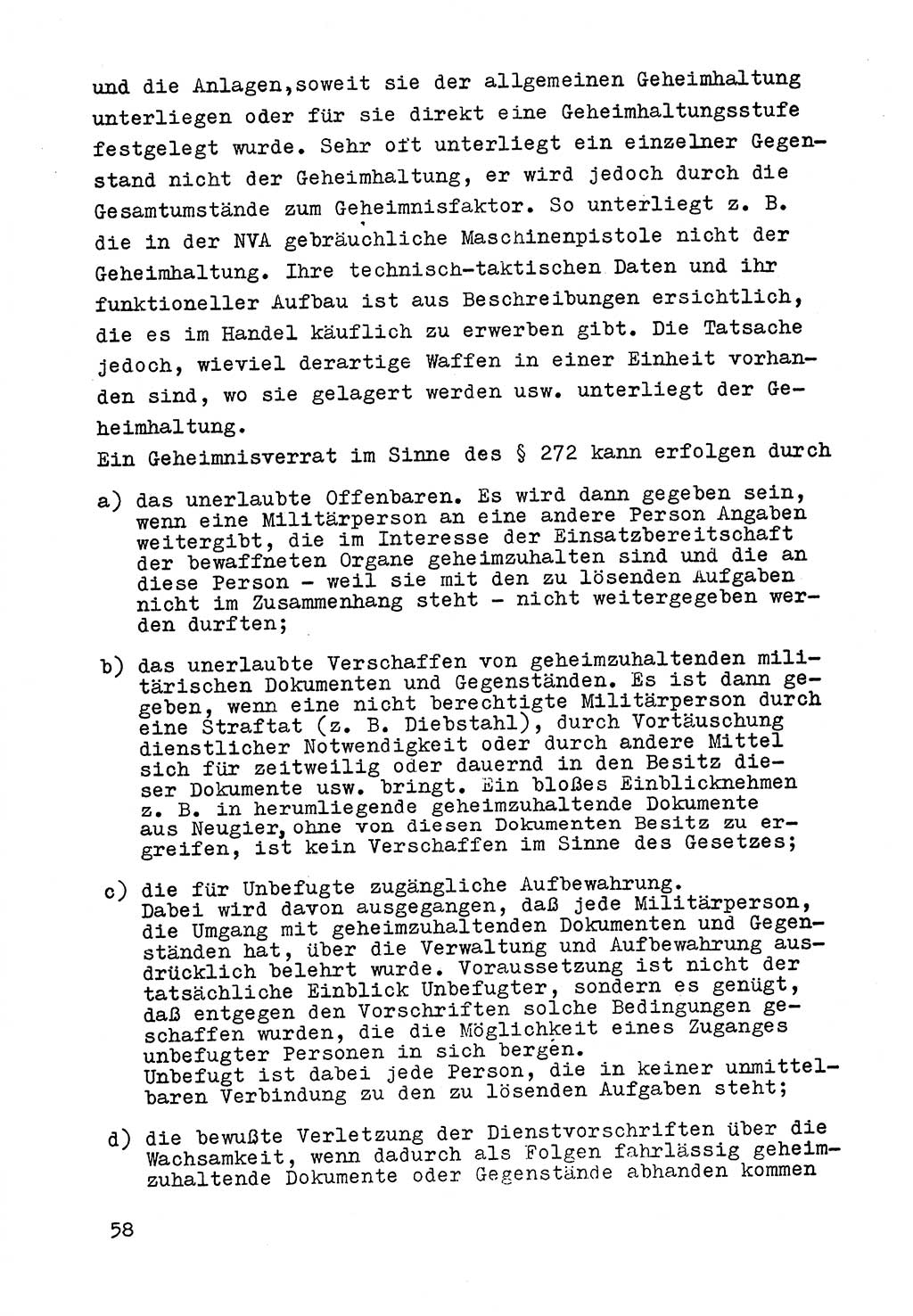 Strafrecht der DDR (Deutsche Demokratische Republik), Besonderer Teil, Lehrmaterial, Heft 9 1969, Seite 58 (Strafr. DDR BT Lehrmat. H. 9 1969, S. 58)