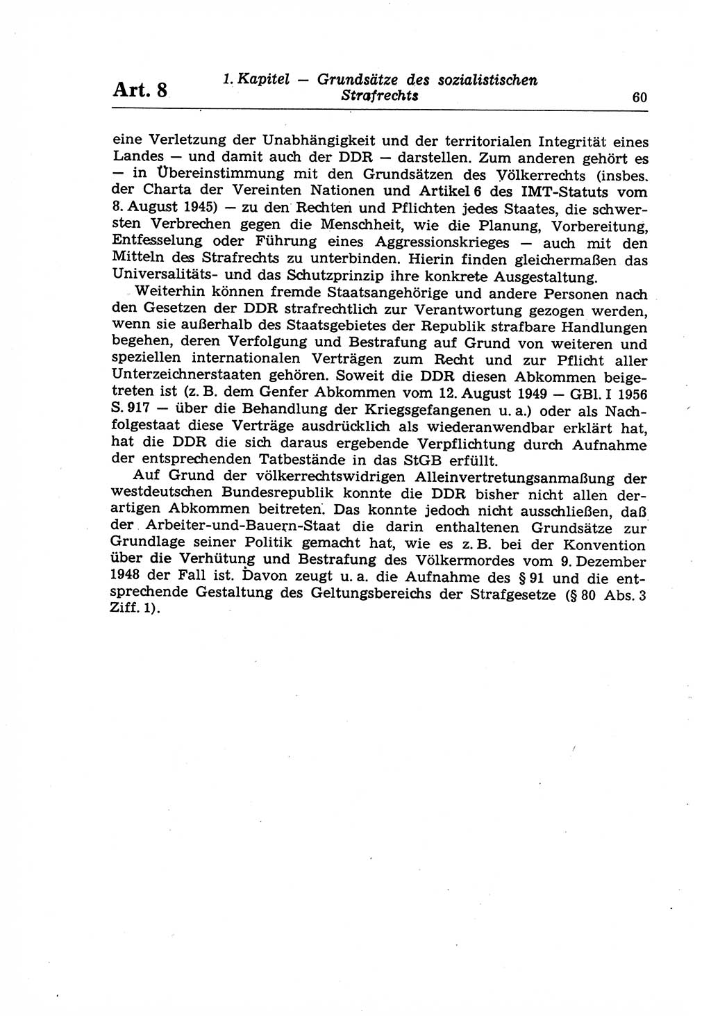 Strafrecht der Deutschen Demokratischen Republik (DDR), Lehrkommentar zum Strafgesetzbuch (StGB), Allgemeiner Teil 1969, Seite 60 (Strafr. DDR Lehrkomm. StGB AT 1969, S. 60)