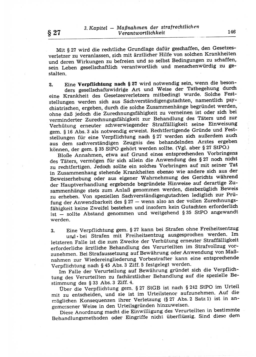 Strafrecht der Deutschen Demokratischen Republik (DDR), Lehrkommentar zum Strafgesetzbuch (StGB), Allgemeiner Teil 1969, Seite 146 (Strafr. DDR Lehrkomm. StGB AT 1969, S. 146)