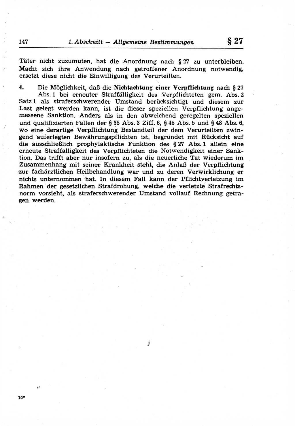 Strafrecht der Deutschen Demokratischen Republik (DDR), Lehrkommentar zum Strafgesetzbuch (StGB), Allgemeiner Teil 1969, Seite 147 (Strafr. DDR Lehrkomm. StGB AT 1969, S. 147)