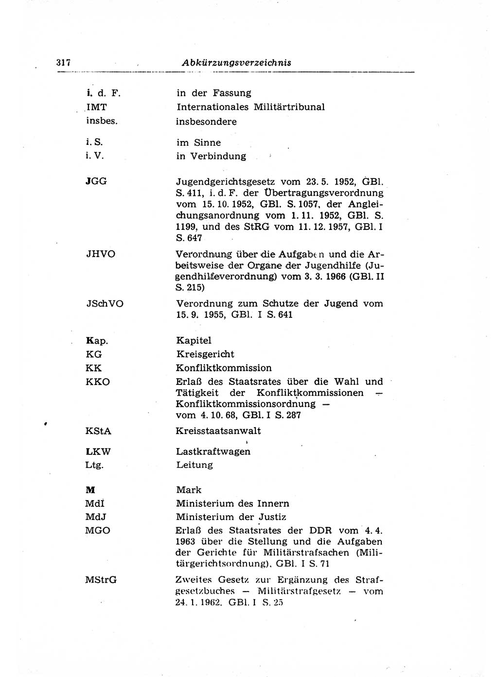 Strafrecht der Deutschen Demokratischen Republik (DDR), Lehrkommentar zum Strafgesetzbuch (StGB), Allgemeiner Teil 1969, Seite 317 (Strafr. DDR Lehrkomm. StGB AT 1969, S. 317)