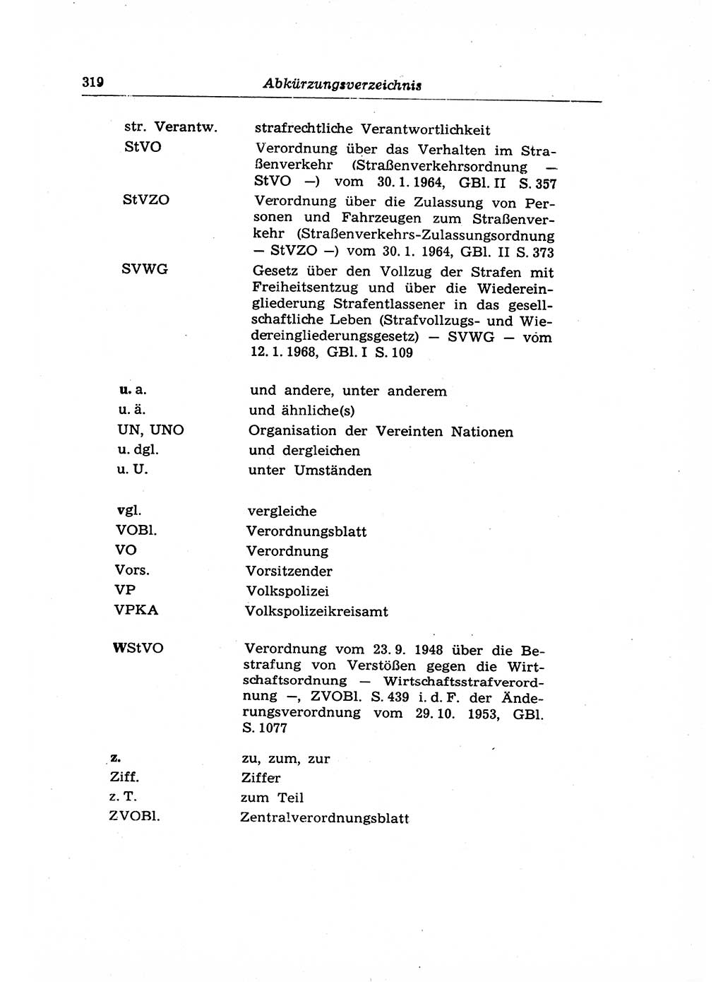 Strafrecht der Deutschen Demokratischen Republik (DDR), Lehrkommentar zum Strafgesetzbuch (StGB), Allgemeiner Teil 1969, Seite 319 (Strafr. DDR Lehrkomm. StGB AT 1969, S. 319)