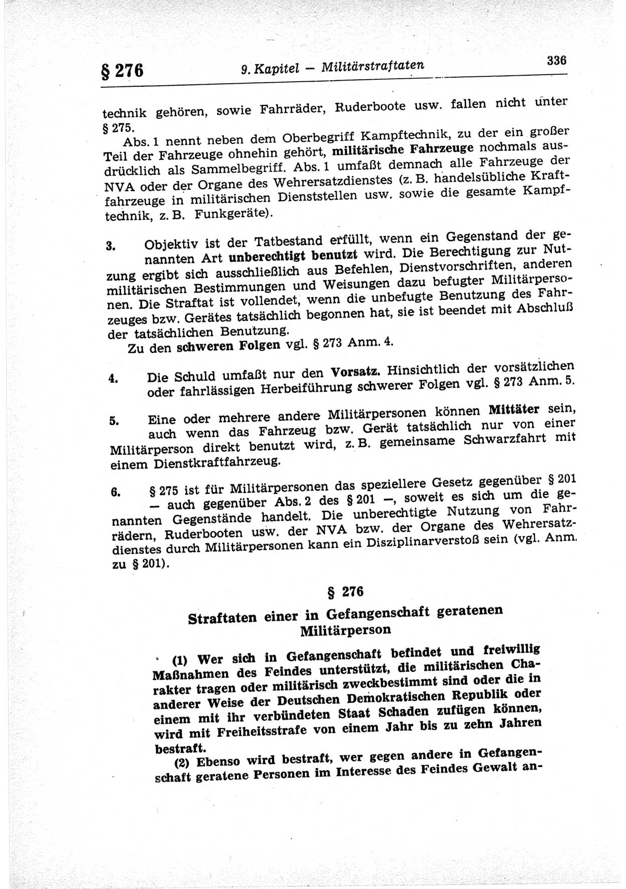 Strafrecht der Deutschen Demokratischen Republik (DDR), Lehrkommentar zum Strafgesetzbuch (StGB), Besonderer Teil 1969, Seite 336 (Strafr. DDR Lehrkomm. StGB BT 1969, S. 336)