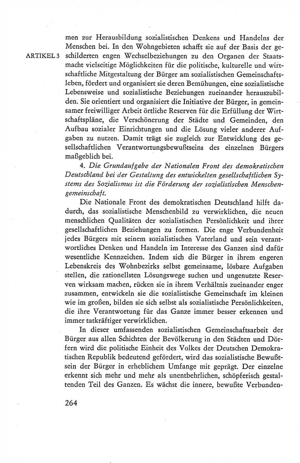 Verfassung der Deutschen Demokratischen Republik (DDR), Dokumente, Kommentar 1969, Band 1, Seite 264 (Verf. DDR Dok. Komm. 1969, Bd. 1, S. 264)