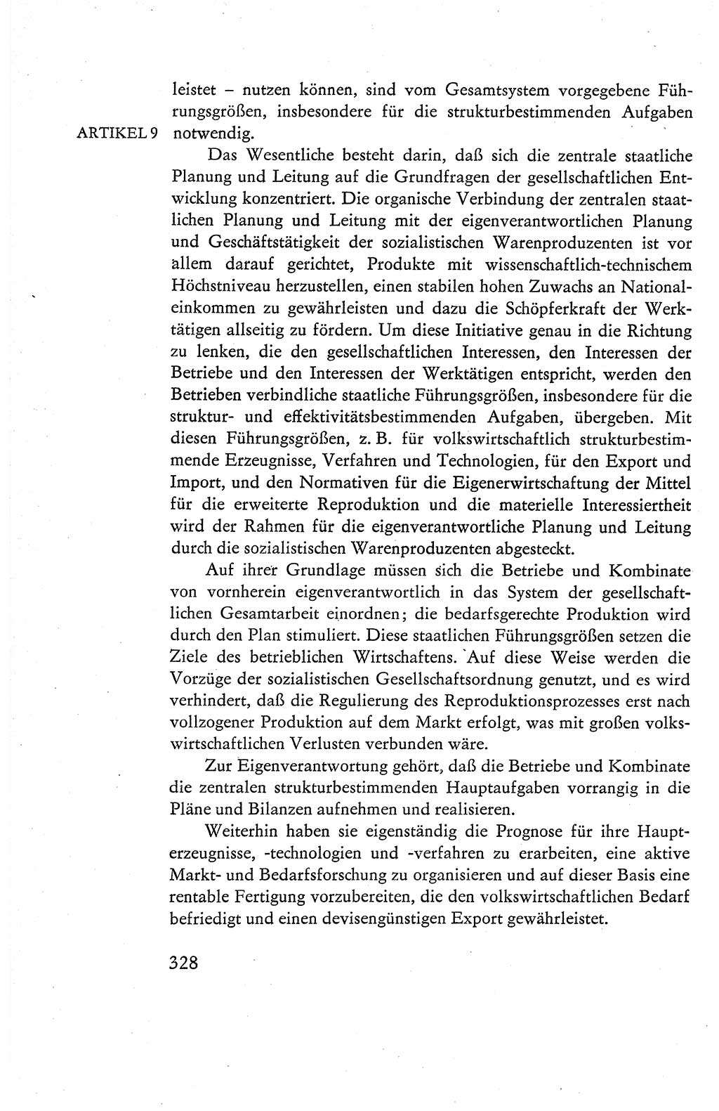 Verfassung der Deutschen Demokratischen Republik (DDR), Dokumente, Kommentar 1969, Band 1, Seite 328 (Verf. DDR Dok. Komm. 1969, Bd. 1, S. 328)