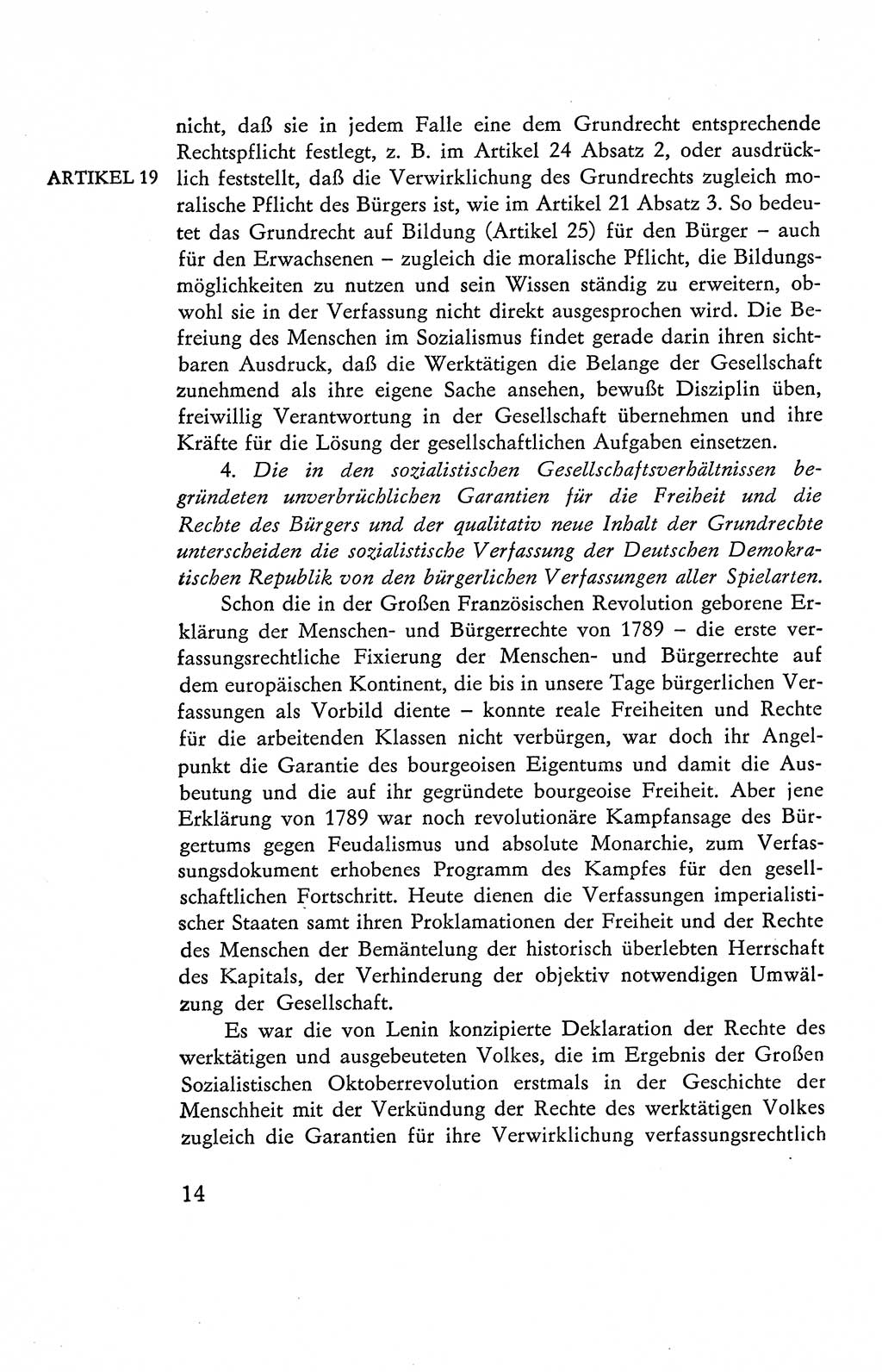Verfassung der Deutschen Demokratischen Republik (DDR), Dokumente, Kommentar 1969, Band 2, Seite 14 (Verf. DDR Dok. Komm. 1969, Bd. 2, S. 14)