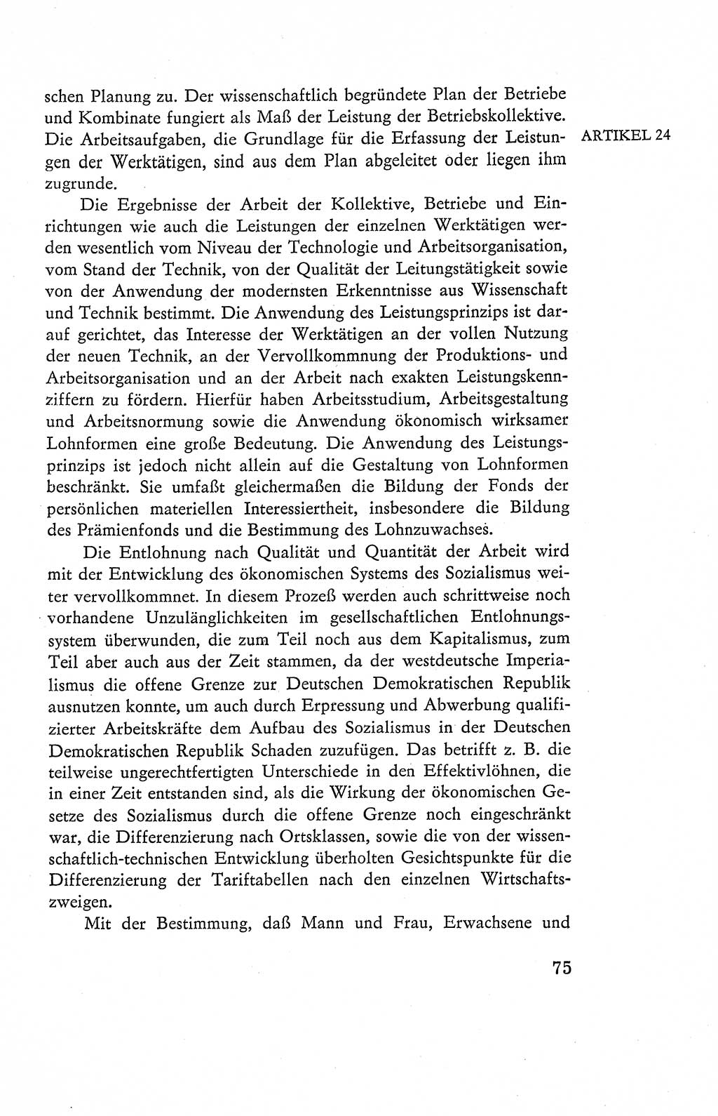Verfassung der Deutschen Demokratischen Republik (DDR), Dokumente, Kommentar 1969, Band 2, Seite 75 (Verf. DDR Dok. Komm. 1969, Bd. 2, S. 75)