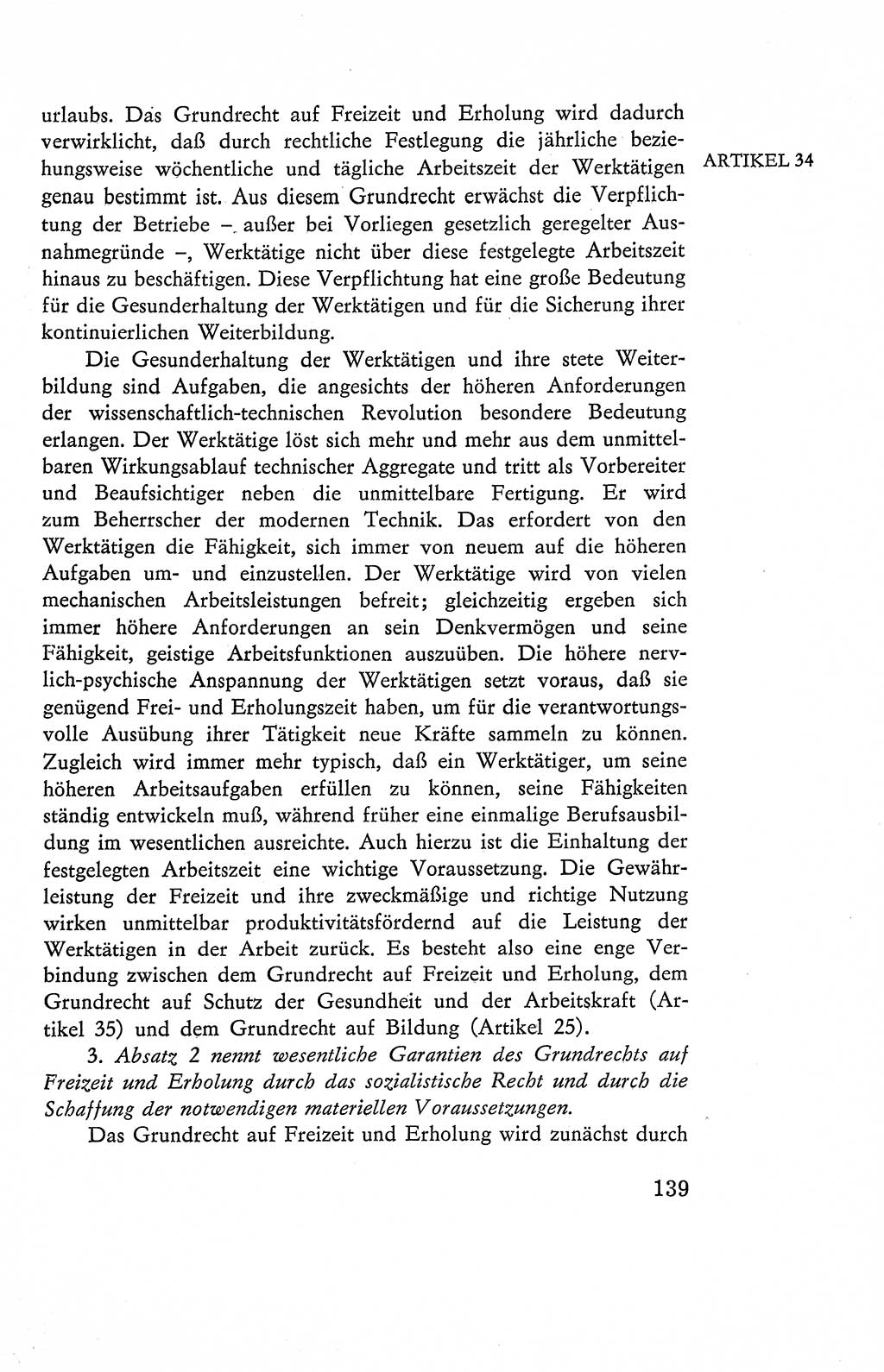Verfassung der Deutschen Demokratischen Republik (DDR), Dokumente, Kommentar 1969, Band 2, Seite 139 (Verf. DDR Dok. Komm. 1969, Bd. 2, S. 139)