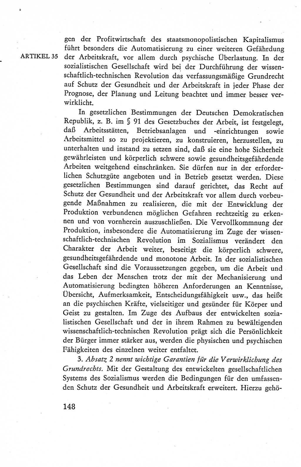 Verfassung der Deutschen Demokratischen Republik (DDR), Dokumente, Kommentar 1969, Band 2, Seite 148 (Verf. DDR Dok. Komm. 1969, Bd. 2, S. 148)