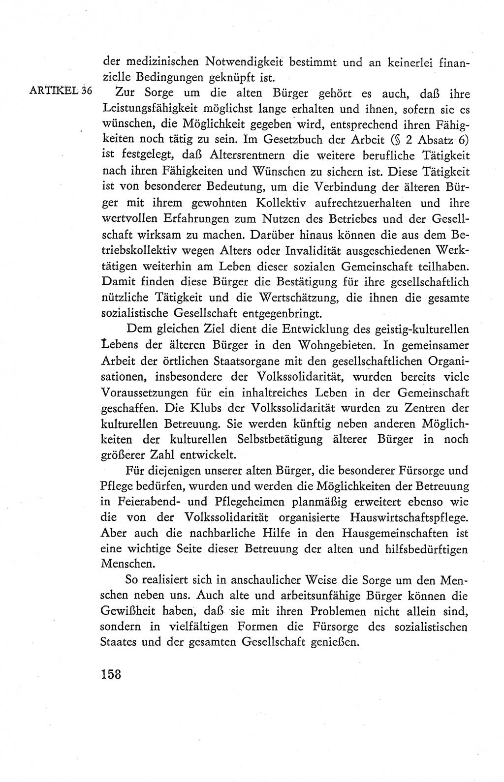 Verfassung der Deutschen Demokratischen Republik (DDR), Dokumente, Kommentar 1969, Band 2, Seite 158 (Verf. DDR Dok. Komm. 1969, Bd. 2, S. 158)