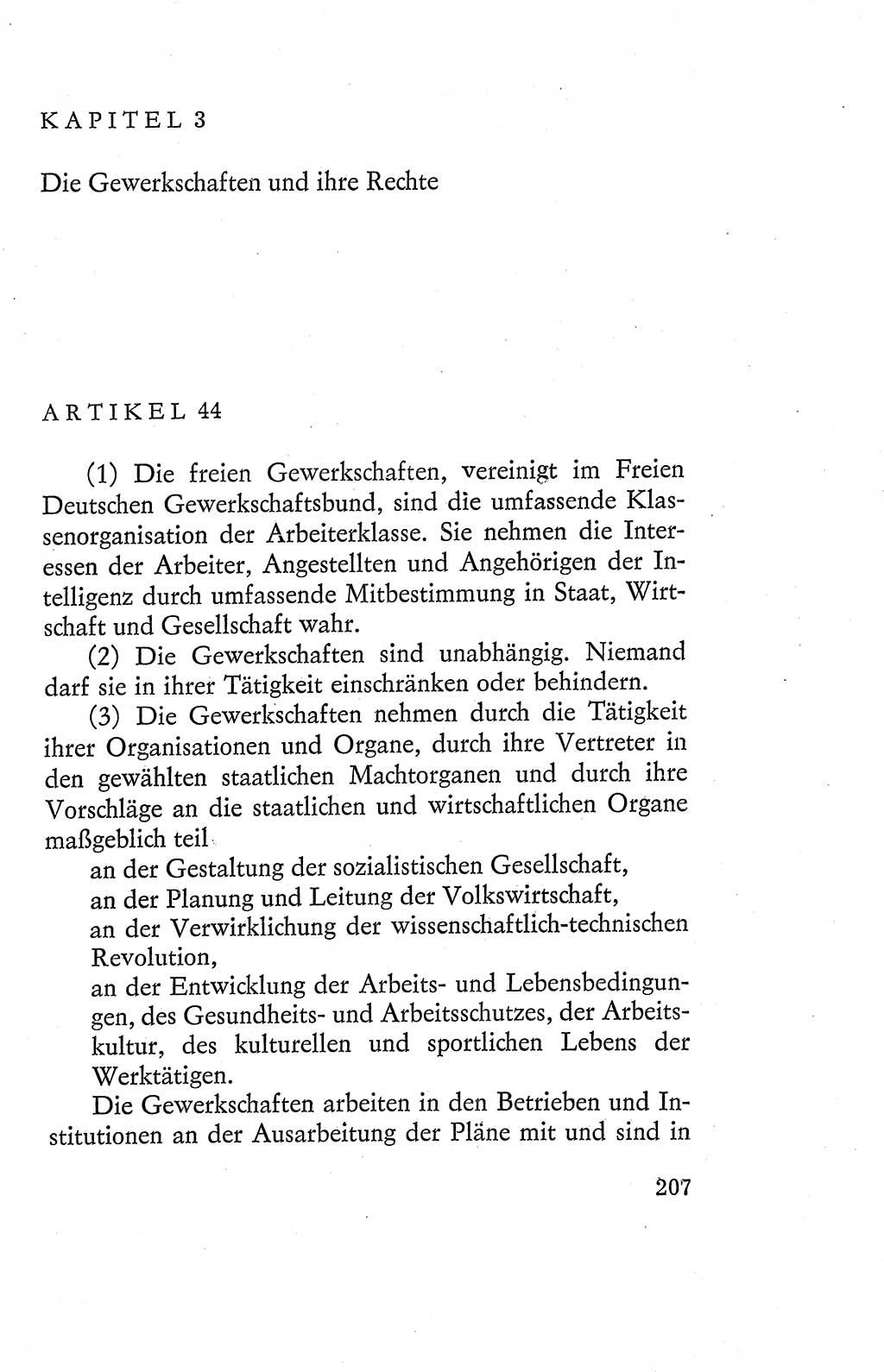 Verfassung der Deutschen Demokratischen Republik (DDR), Dokumente, Kommentar 1969, Band 2, Seite 207 (Verf. DDR Dok. Komm. 1969, Bd. 2, S. 207)