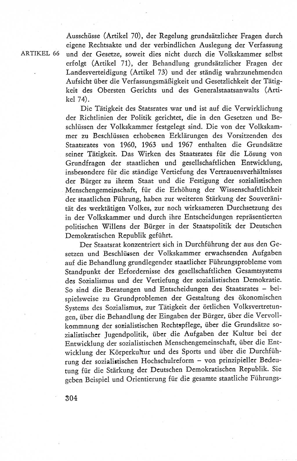 Verfassung der Deutschen Demokratischen Republik (DDR), Dokumente, Kommentar 1969, Band 2, Seite 304 (Verf. DDR Dok. Komm. 1969, Bd. 2, S. 304)