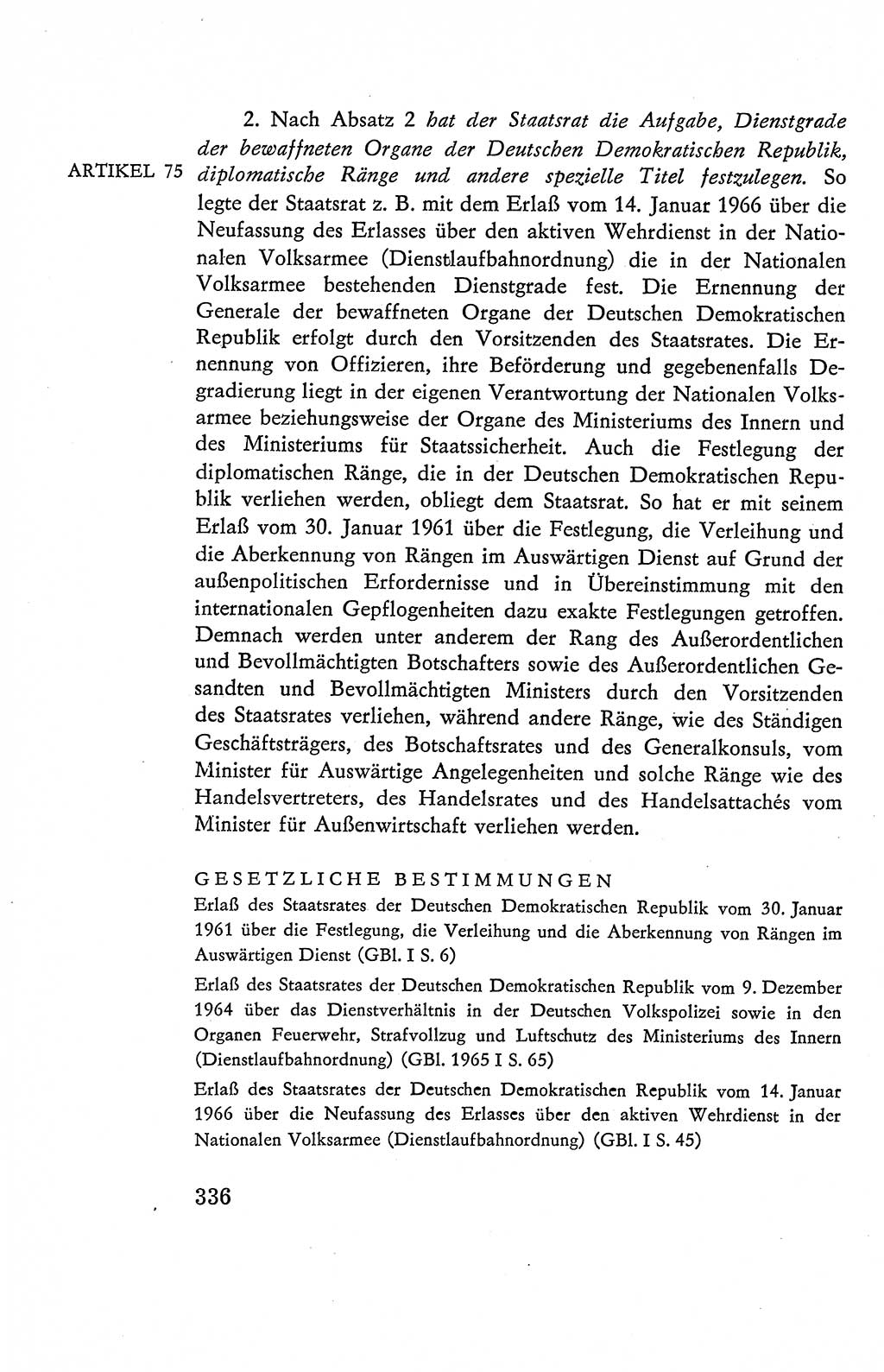 Verfassung der Deutschen Demokratischen Republik (DDR), Dokumente, Kommentar 1969, Band 2, Seite 336 (Verf. DDR Dok. Komm. 1969, Bd. 2, S. 336)