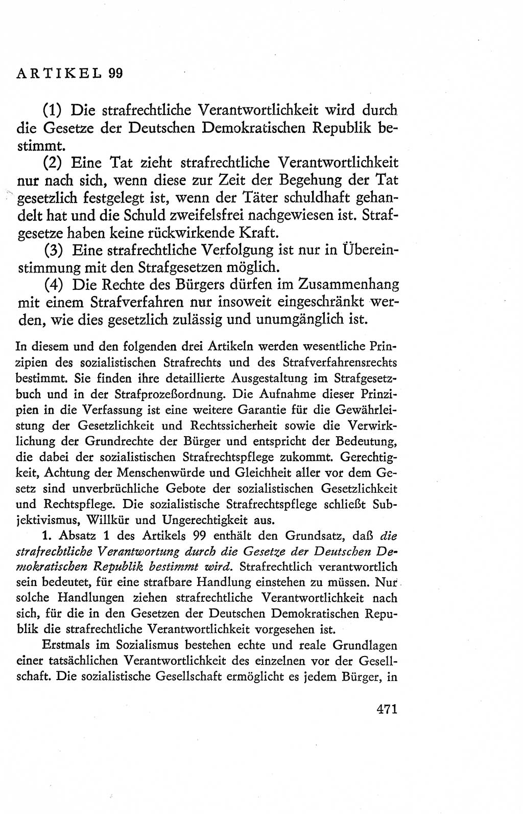 Verfassung der Deutschen Demokratischen Republik (DDR), Dokumente, Kommentar 1969, Band 2, Seite 471 (Verf. DDR Dok. Komm. 1969, Bd. 2, S. 471)