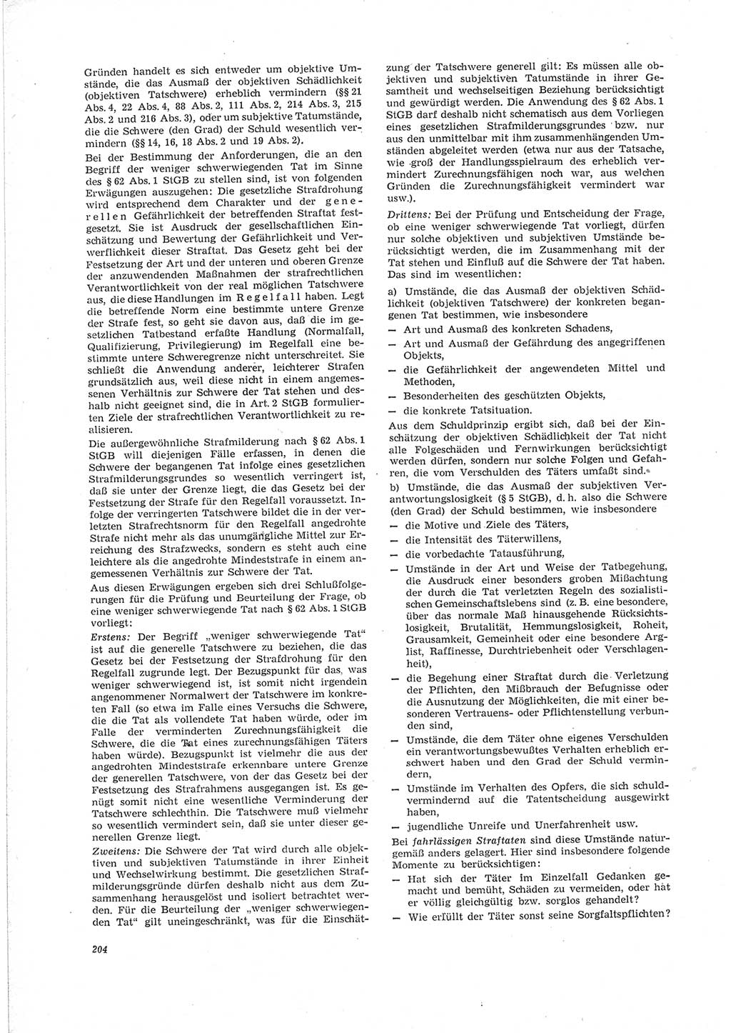 Neue Justiz (NJ), Zeitschrift für Recht und Rechtswissenschaft [Deutsche Demokratische Republik (DDR)], 23. Jahrgang 1969, Seite 204 (NJ DDR 1969, S. 204)