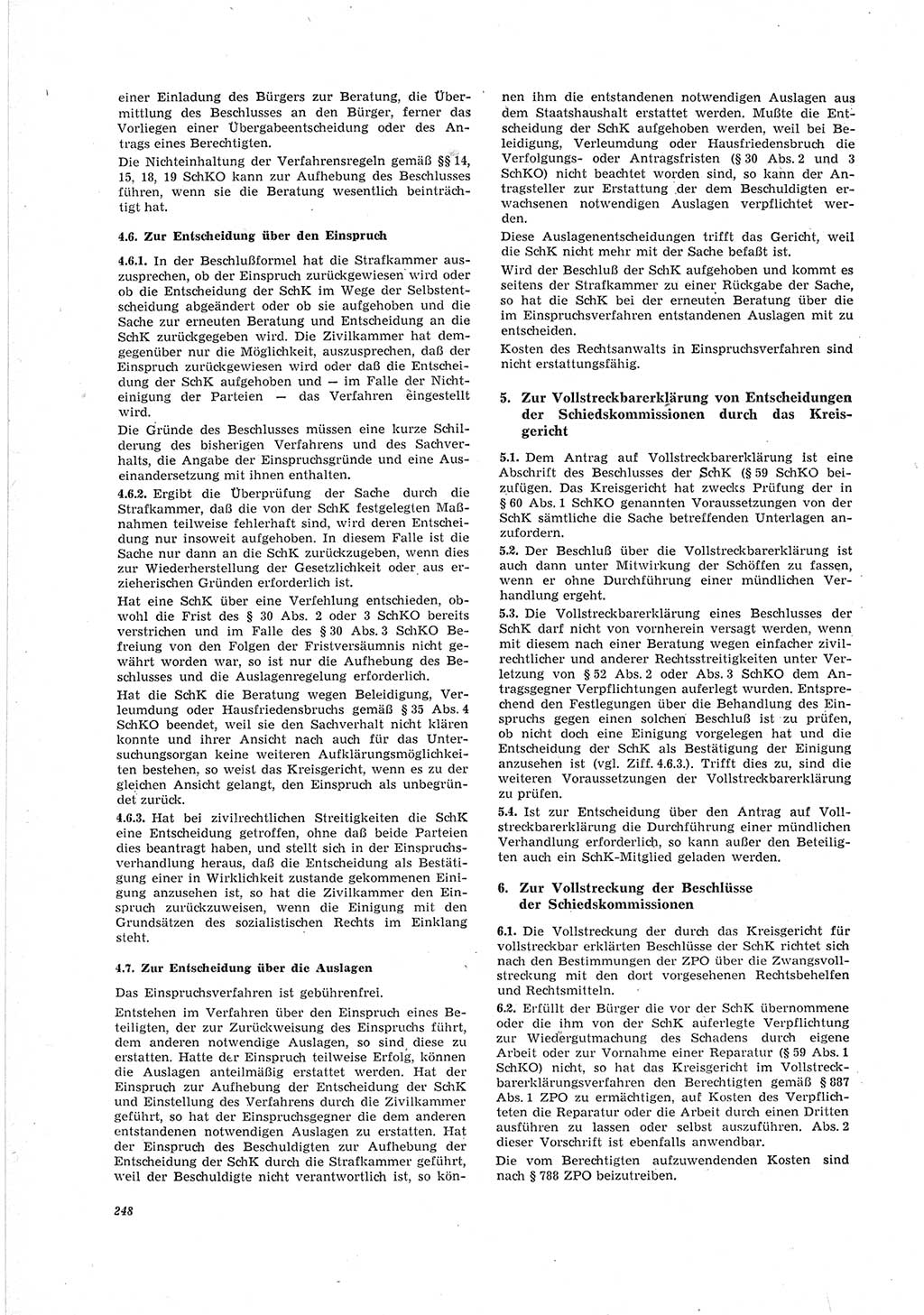 Neue Justiz (NJ), Zeitschrift für Recht und Rechtswissenschaft [Deutsche Demokratische Republik (DDR)], 23. Jahrgang 1969, Seite 248 (NJ DDR 1969, S. 248)