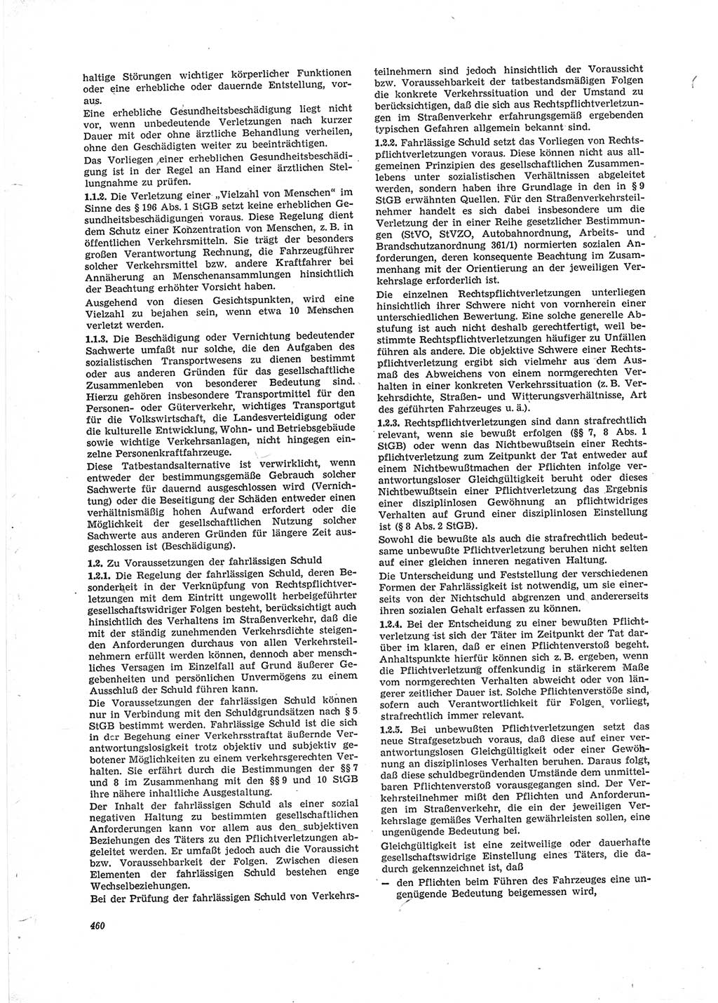 Neue Justiz (NJ), Zeitschrift für Recht und Rechtswissenschaft [Deutsche Demokratische Republik (DDR)], 23. Jahrgang 1969, Seite 460 (NJ DDR 1969, S. 460)