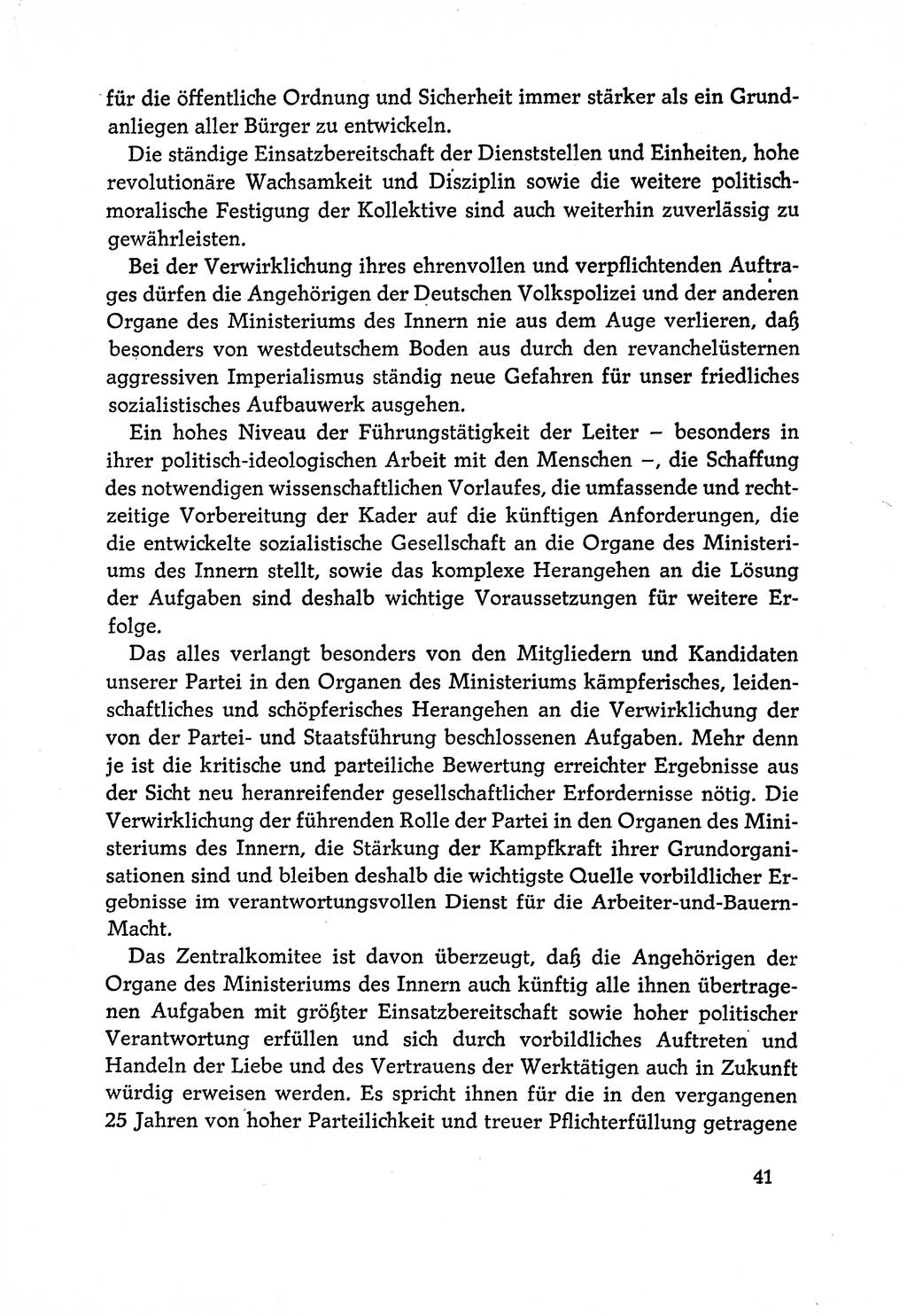 Dokumente der Sozialistischen Einheitspartei Deutschlands (SED) [Deutsche Demokratische Republik (DDR)] 1970-1971, Seite 41 (Dok. SED DDR 1970-1971, S. 41)