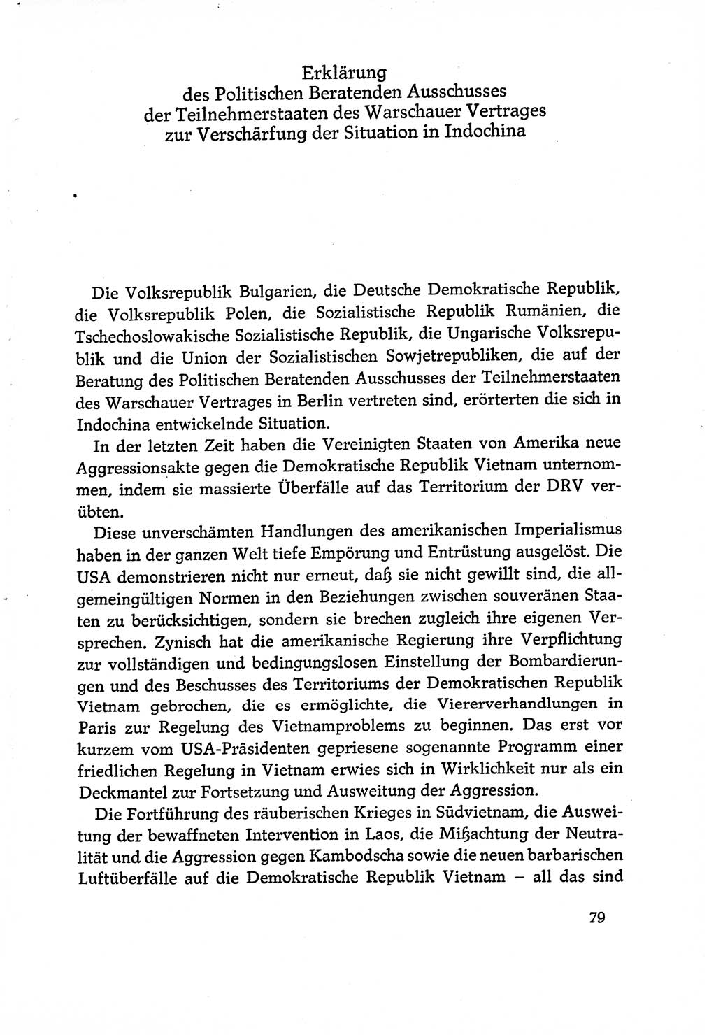 Dokumente der Sozialistischen Einheitspartei Deutschlands (SED) [Deutsche Demokratische Republik (DDR)] 1970-1971, Seite 79 (Dok. SED DDR 1970-1971, S. 79)