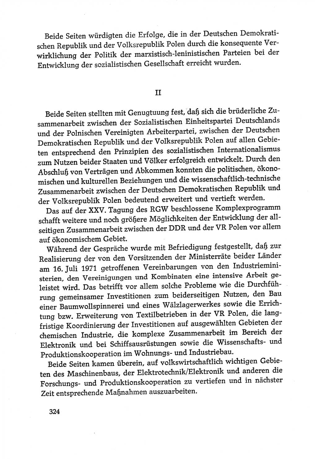 Dokumente der Sozialistischen Einheitspartei Deutschlands (SED) [Deutsche Demokratische Republik (DDR)] 1970-1971, Seite 324 (Dok. SED DDR 1970-1971, S. 324)