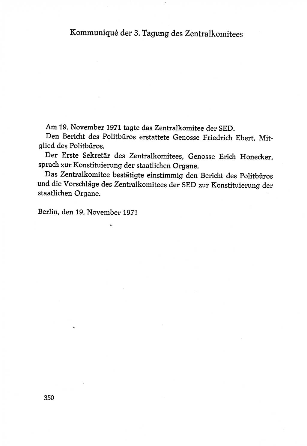 Dokumente der Sozialistischen Einheitspartei Deutschlands (SED) [Deutsche Demokratische Republik (DDR)] 1970-1971, Seite 350 (Dok. SED DDR 1970-1971, S. 350)