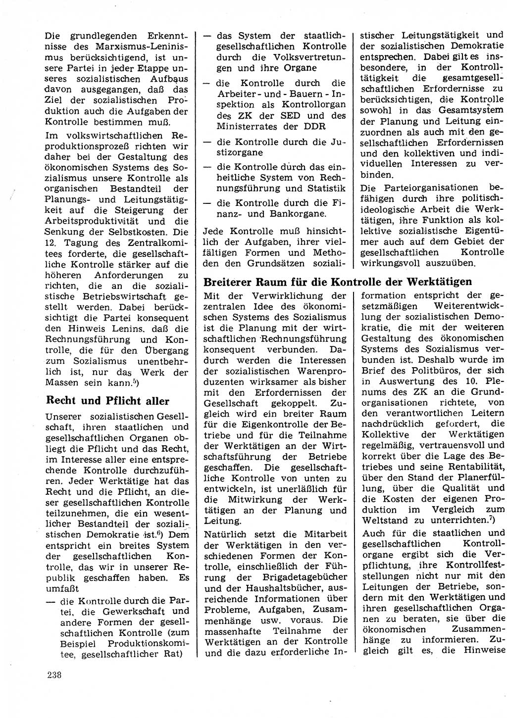 Neuer Weg (NW), Organ des Zentralkomitees (ZK) der SED (Sozialistische Einheitspartei Deutschlands) für Fragen des Parteilebens, 25. Jahrgang [Deutsche Demokratische Republik (DDR)] 1970, Seite 238 (NW ZK SED DDR 1970, S. 238)