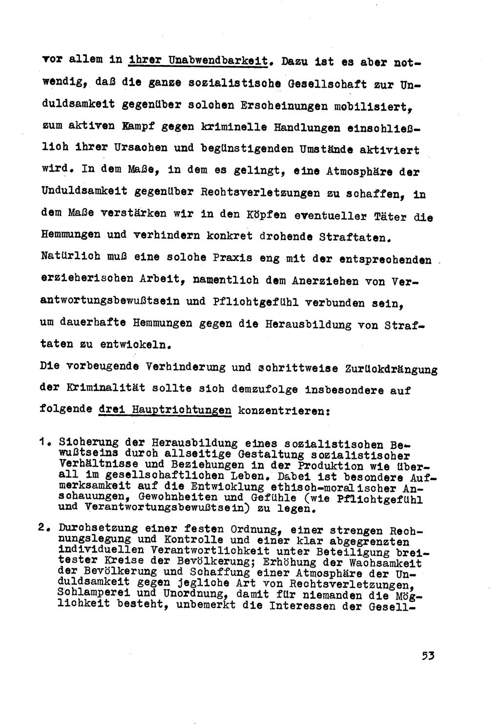 Strafrecht der DDR (Deutsche Demokratische Republik), Besonderer Teil, Lehrmaterial, Heft 5 1970, Seite 53 (Strafr. DDR BT Lehrmat. H. 5 1970, S. 53)