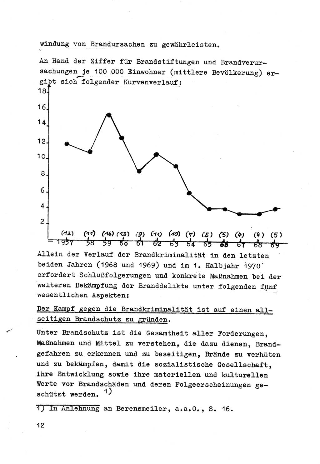Strafrecht der DDR (Deutsche Demokratische Republik), Besonderer Teil, Lehrmaterial, Heft 7 1970, Seite 12 (Strafr. DDR BT Lehrmat. H. 7 1970, S. 12)