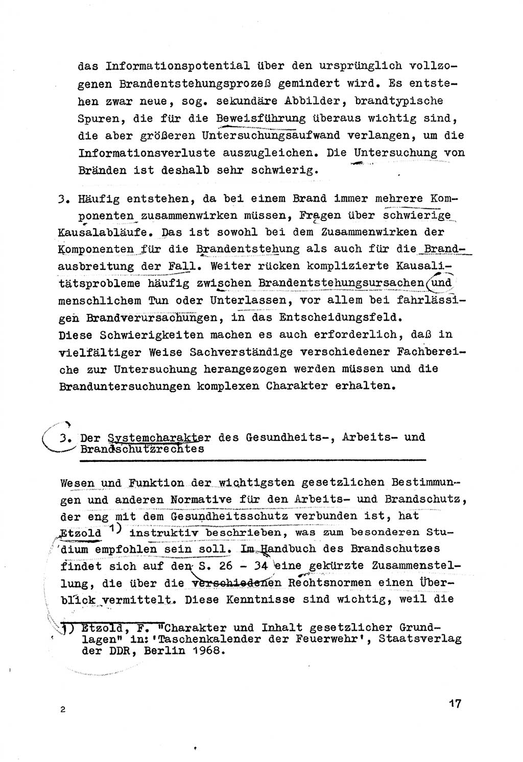 Strafrecht der DDR (Deutsche Demokratische Republik), Besonderer Teil, Lehrmaterial, Heft 7 1970, Seite 17 (Strafr. DDR BT Lehrmat. H. 7 1970, S. 17)