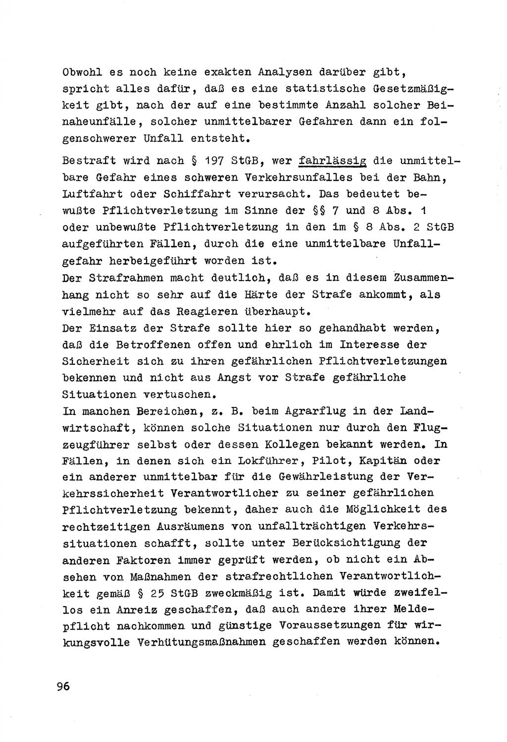 Strafrecht der DDR (Deutsche Demokratische Republik), Besonderer Teil, Lehrmaterial, Heft 7 1970, Seite 96 (Strafr. DDR BT Lehrmat. H. 7 1970, S. 96)