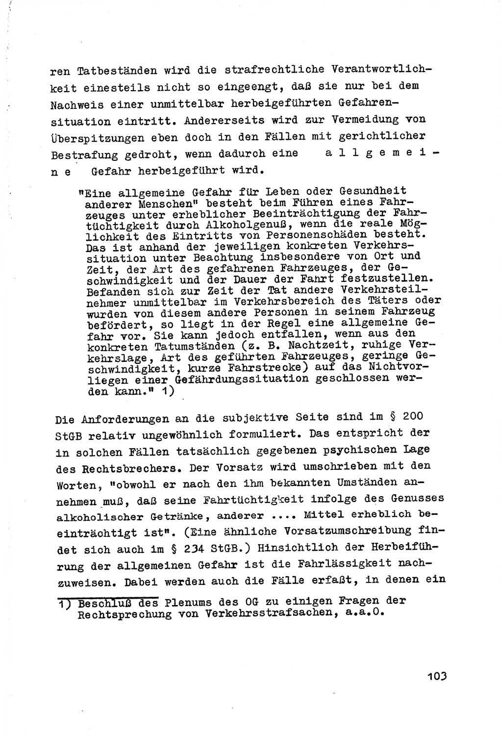 Strafrecht der DDR (Deutsche Demokratische Republik), Besonderer Teil, Lehrmaterial, Heft 7 1970, Seite 103 (Strafr. DDR BT Lehrmat. H. 7 1970, S. 103)