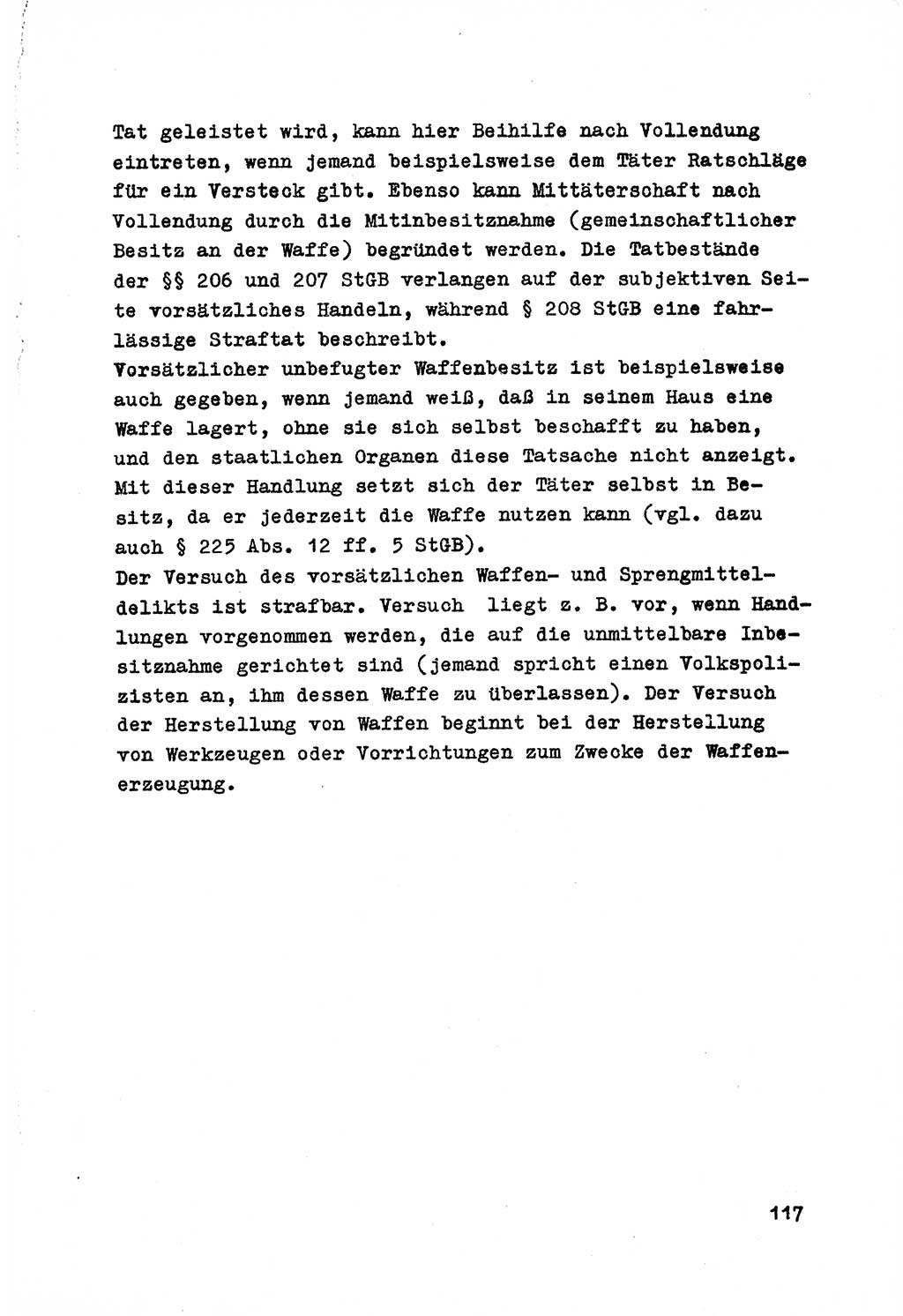 Strafrecht der DDR (Deutsche Demokratische Republik), Besonderer Teil, Lehrmaterial, Heft 7 1970, Seite 117 (Strafr. DDR BT Lehrmat. H. 7 1970, S. 117)
