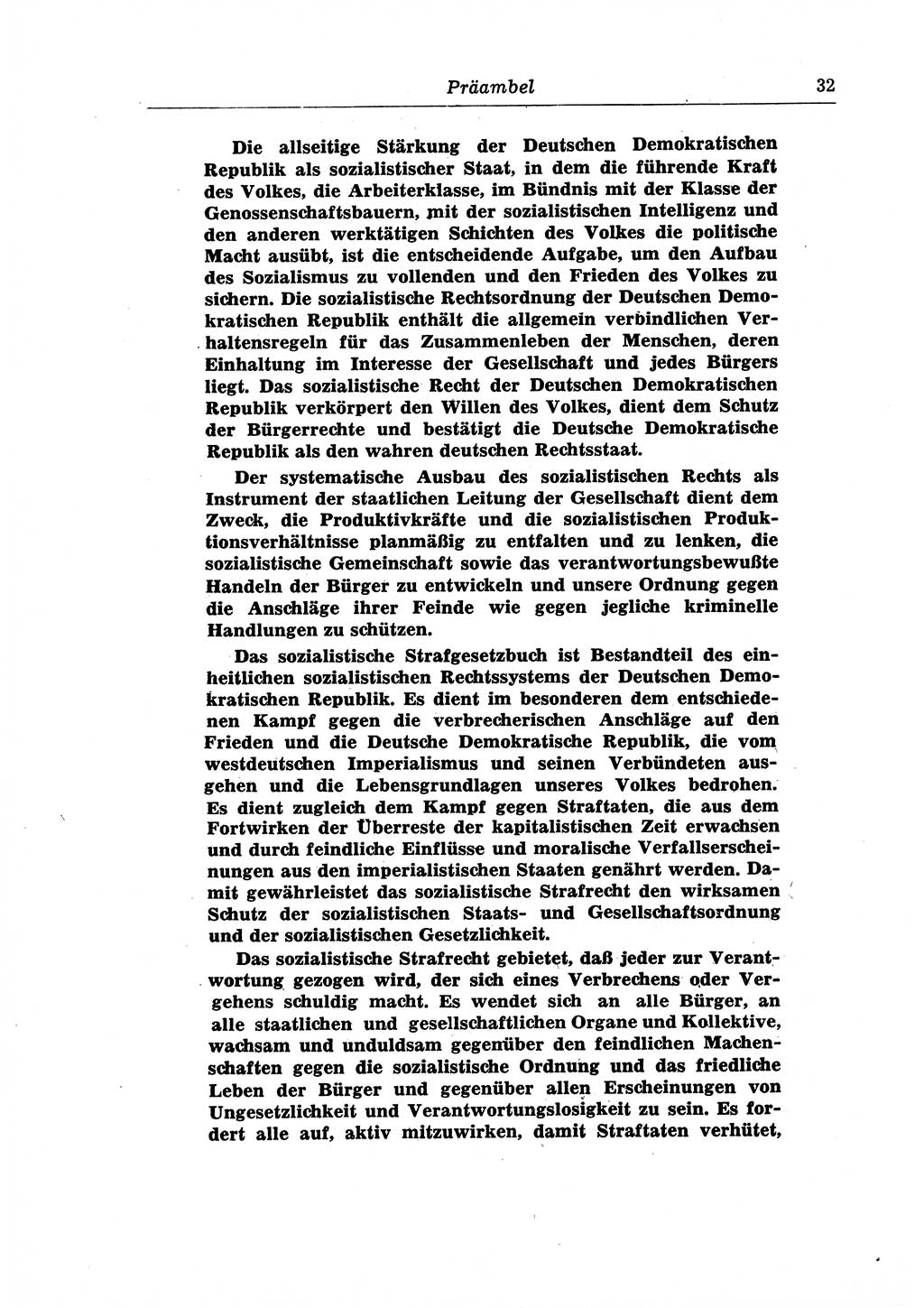 Strafrecht der Deutschen Demokratischen Republik (DDR), Lehrkommentar zum Strafgesetzbuch (StGB), Allgemeiner Teil 1970, Seite 32 (Strafr. DDR Lehrkomm. StGB AT 1970, S. 32)