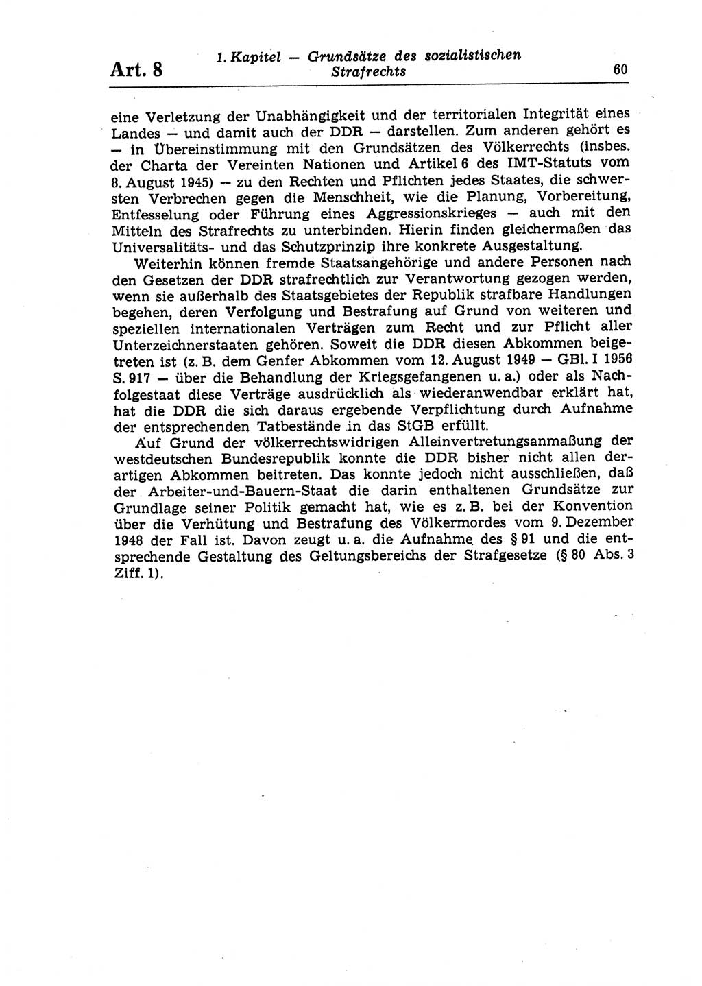 Strafrecht der Deutschen Demokratischen Republik (DDR), Lehrkommentar zum Strafgesetzbuch (StGB), Allgemeiner Teil 1970, Seite 60 (Strafr. DDR Lehrkomm. StGB AT 1970, S. 60)