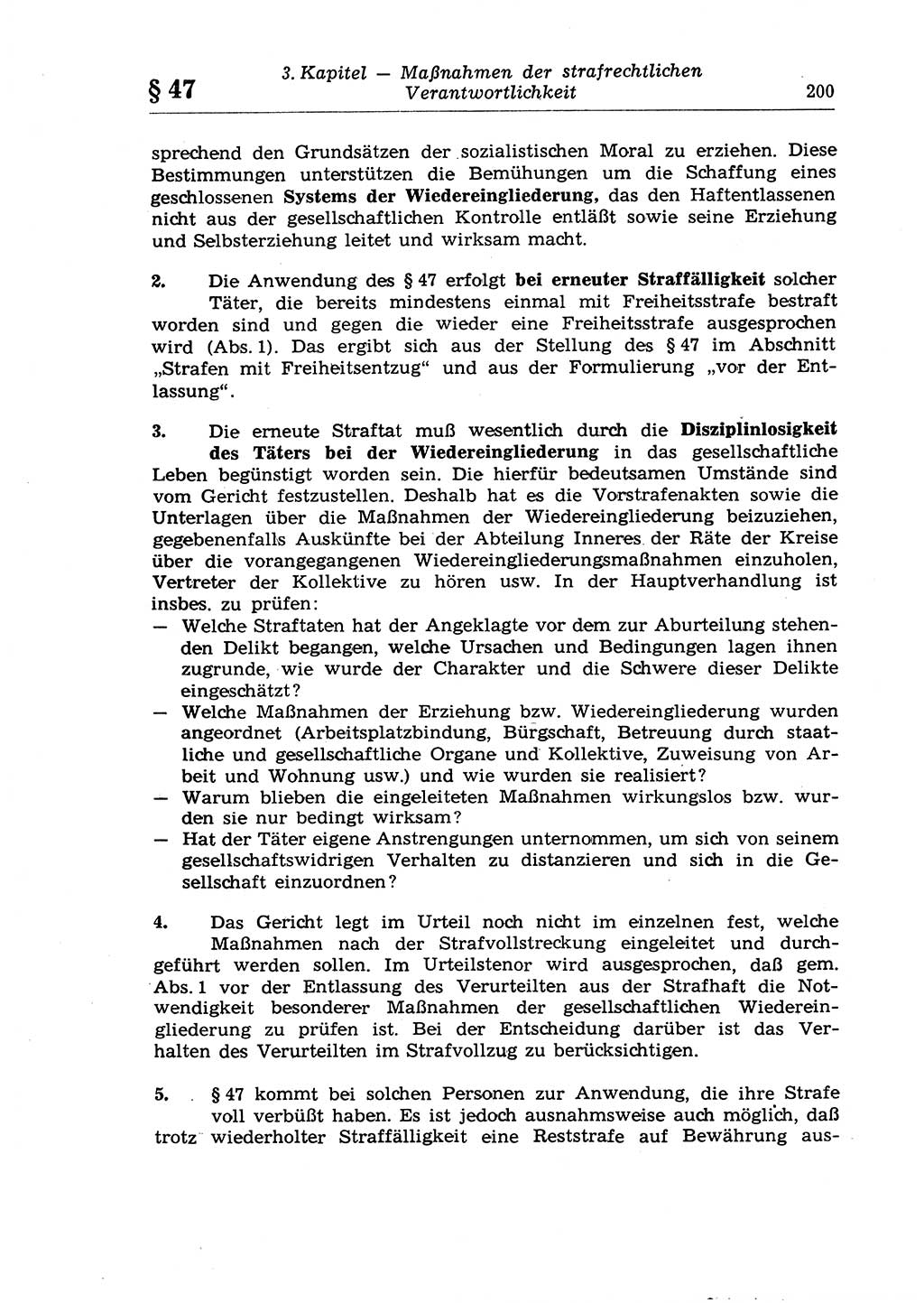 Strafrecht der Deutschen Demokratischen Republik (DDR), Lehrkommentar zum Strafgesetzbuch (StGB), Allgemeiner Teil 1970, Seite 200 (Strafr. DDR Lehrkomm. StGB AT 1970, S. 200)
