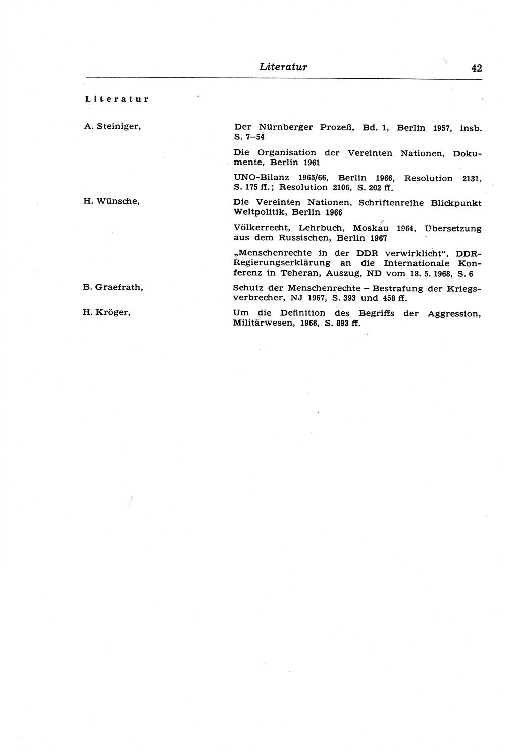 Strafrecht der Deutschen Demokratischen Republik (DDR), Lehrkommentar zum Strafgesetzbuch (StGB), Besonderer Teil 1970, Seite 42 (Strafr. DDR Lehrkomm. StGB BT 1970, S. 42)