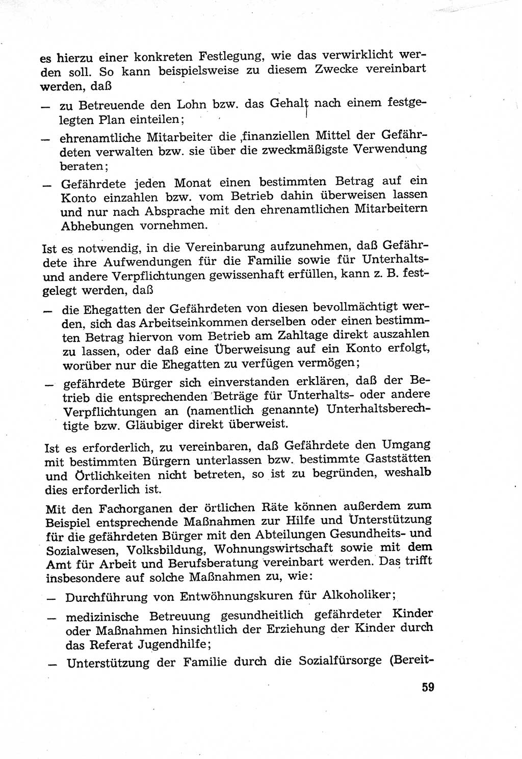 Die Wiedereingliederung Strafentlassener in das gesellschaftliche Leben [Deutsche Demokratische Republik (DDR)] und die Erziehung kriminell gefährdeter Bürger 1970, Seite 59 (Wiedereingl. Strafentl. DDR 1970, S. 59)