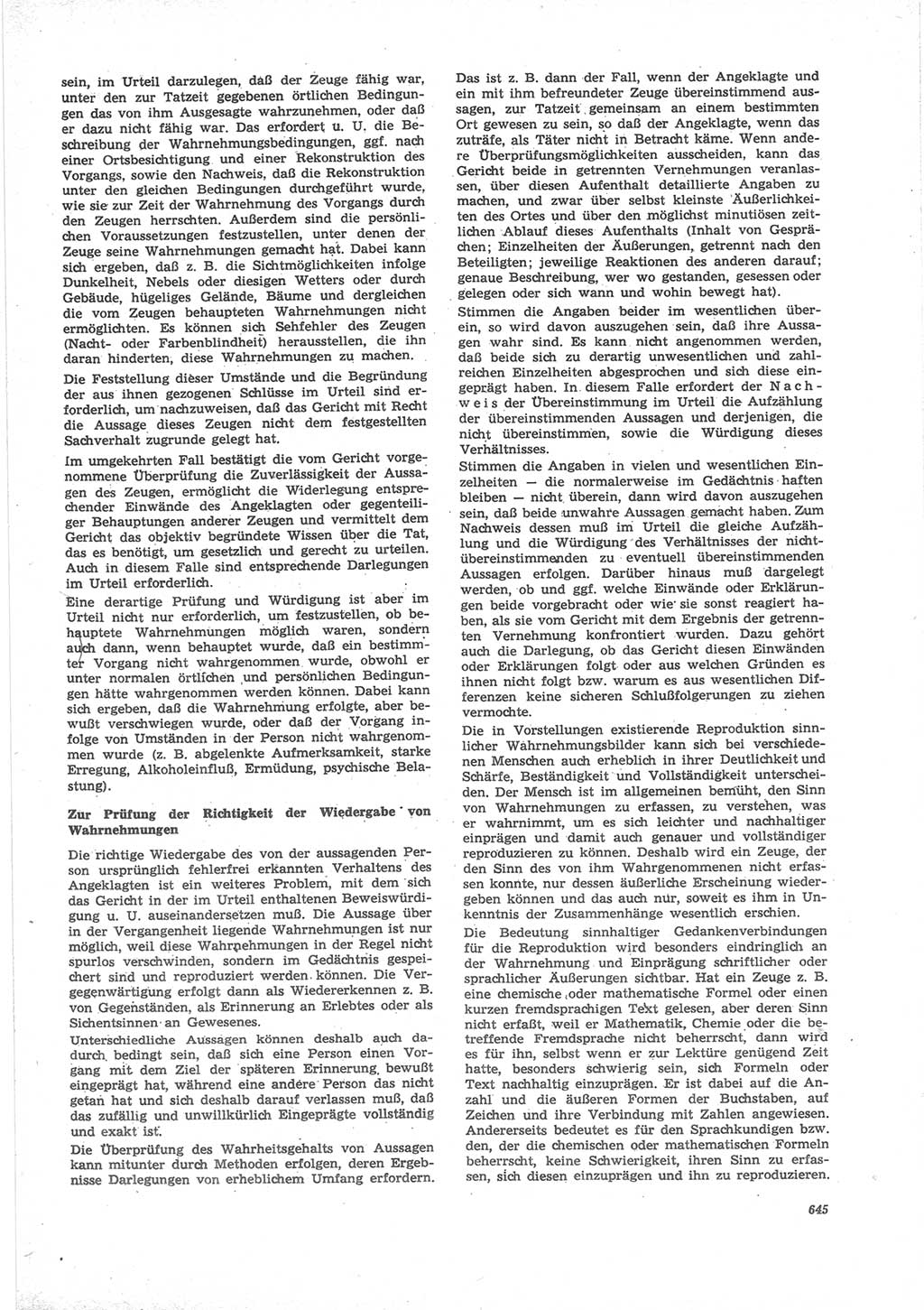 Neue Justiz (NJ), Zeitschrift für Recht und Rechtswissenschaft [Deutsche Demokratische Republik (DDR)], 24. Jahrgang 1970, Seite 645 (NJ DDR 1970, S. 645)