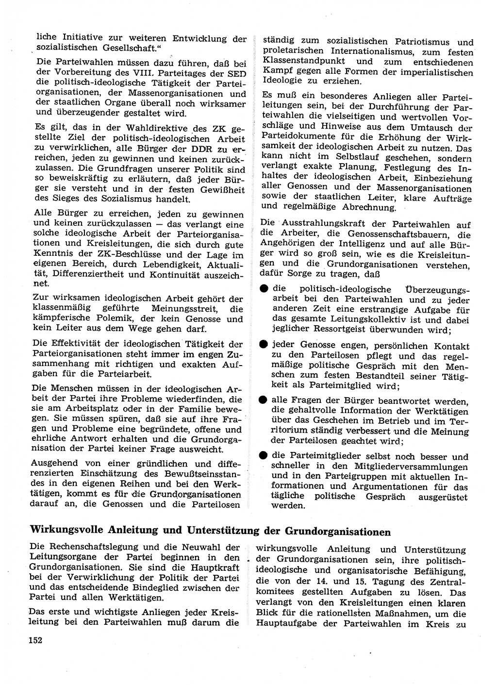 Neuer Weg (NW), Organ des Zentralkomitees (ZK) der SED (Sozialistische Einheitspartei Deutschlands) für Fragen des Parteilebens, 26. Jahrgang [Deutsche Demokratische Republik (DDR)] 1971, Seite 152 (NW ZK SED DDR 1971, S. 152)