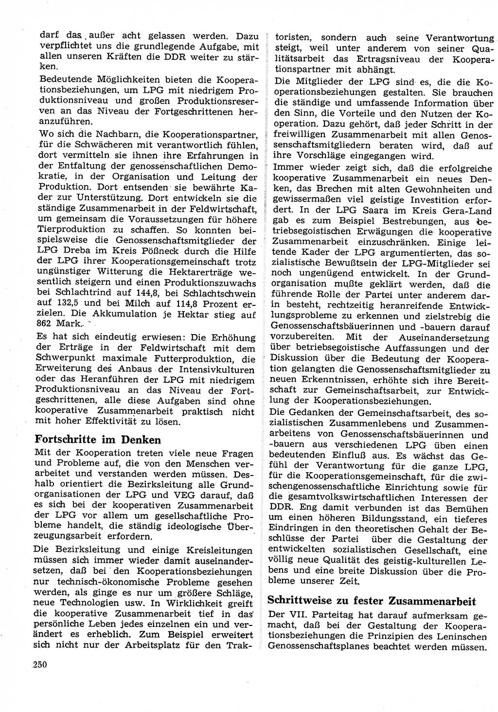 Neuer Weg (NW), Organ des Zentralkomitees (ZK) der SED (Sozialistische Einheitspartei Deutschlands) für Fragen des Parteilebens, 26. Jahrgang [Deutsche Demokratische Republik (DDR)] 1971, Seite 250 (NW ZK SED DDR 1971, S. 250)