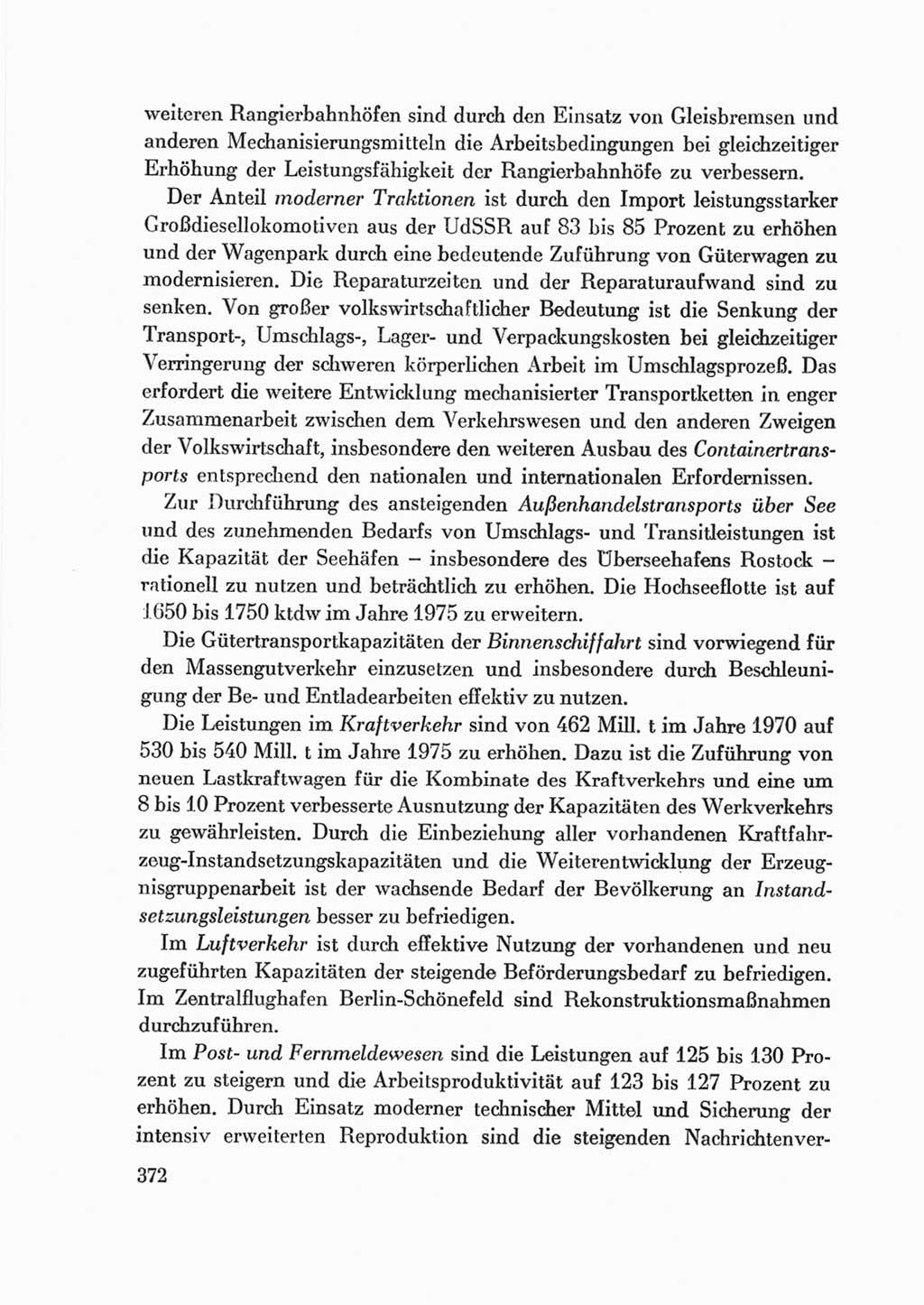 Protokoll der Verhandlungen des Ⅷ. Parteitages der Sozialistischen Einheitspartei Deutschlands (SED) [Deutsche Demokratische Republik (DDR)] 1971, Band 2, Seite 372 (Prot. Verh. Ⅷ. PT SED DDR 1971, Bd. 2, S. 372)