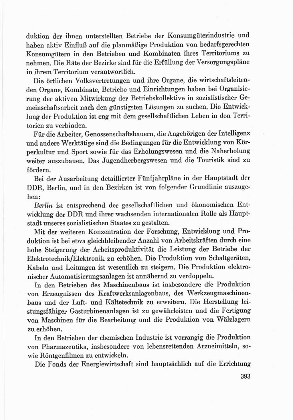Protokoll der Verhandlungen des Ⅷ. Parteitages der Sozialistischen Einheitspartei Deutschlands (SED) [Deutsche Demokratische Republik (DDR)] 1971, Band 2, Seite 393 (Prot. Verh. Ⅷ. PT SED DDR 1971, Bd. 2, S. 393)