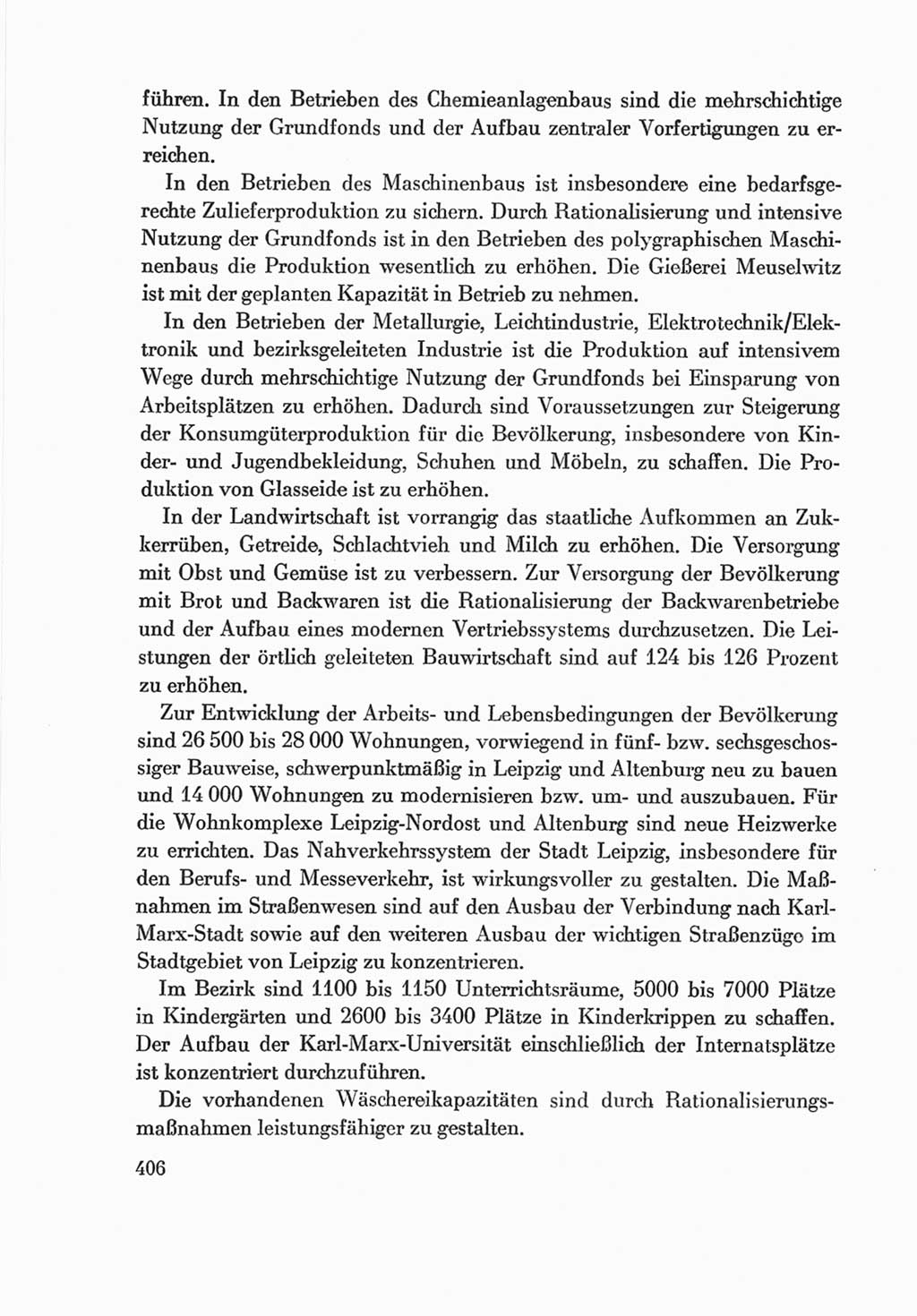 Protokoll der Verhandlungen des Ⅷ. Parteitages der Sozialistischen Einheitspartei Deutschlands (SED) [Deutsche Demokratische Republik (DDR)] 1971, Band 2, Seite 406 (Prot. Verh. Ⅷ. PT SED DDR 1971, Bd. 2, S. 406)