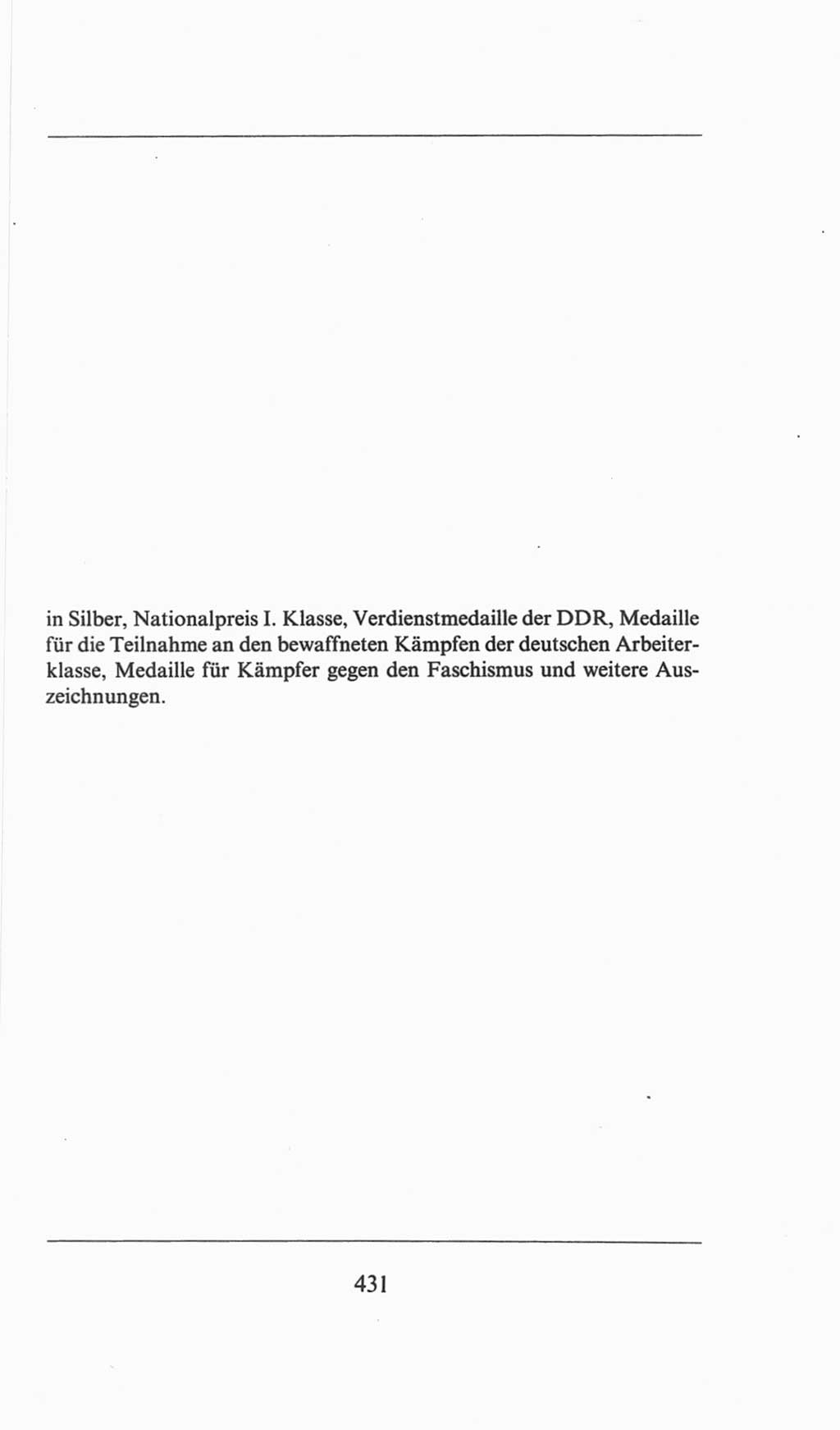 Volkskammer (VK) der Deutschen Demokratischen Republik (DDR), 6. Wahlperiode 1971-1976, Seite 431 (VK. DDR 6. WP. 1971-1976, S. 431)