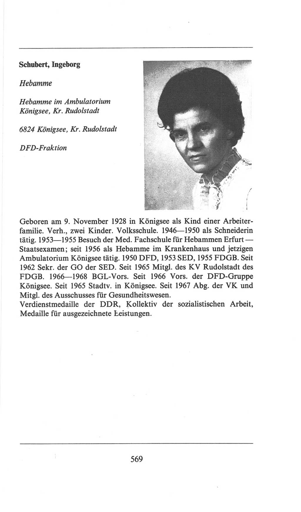Volkskammer (VK) der Deutschen Demokratischen Republik (DDR), 6. Wahlperiode 1971-1976, Seite 569 (VK. DDR 6. WP. 1971-1976, S. 569)
