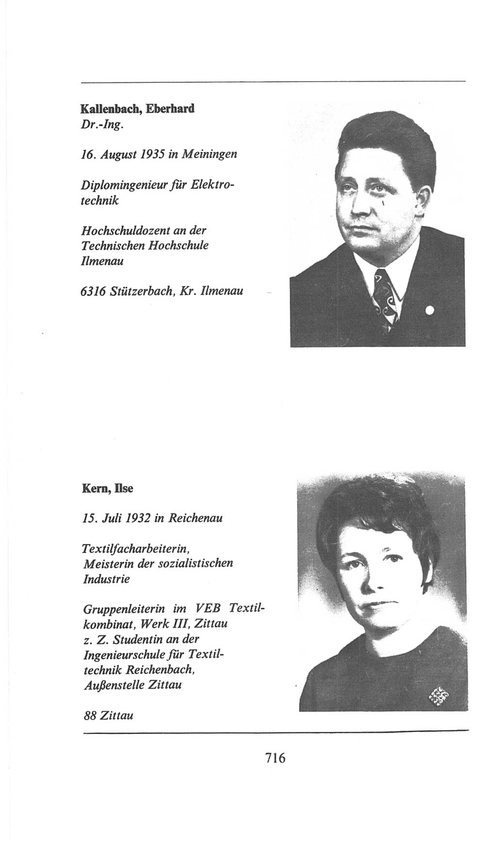 Volkskammer (VK) der Deutschen Demokratischen Republik (DDR), 6. Wahlperiode 1971-1976, Seite 716 (VK. DDR 6. WP. 1971-1976, S. 716)