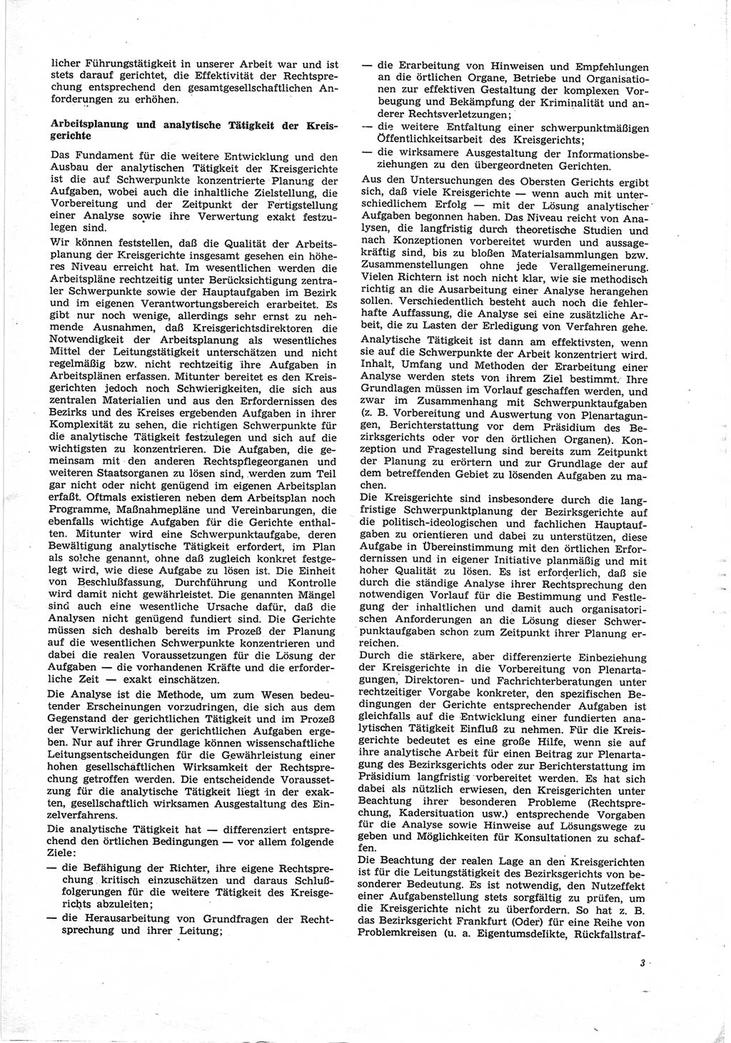 Neue Justiz (NJ), Zeitschrift für Recht und Rechtswissenschaft [Deutsche Demokratische Republik (DDR)], 25. Jahrgang 1971, Seite 3 (NJ DDR 1971, S. 3)